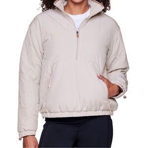 Women's Cream Quilted Jacket